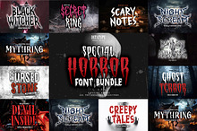 Special Horror Font Bundle