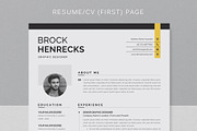 Professional Resume/CV Template, a Resume Template by Proper_media (Thumbnail 3 of 6)