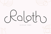 Raloth - Rounded Sans Display Font, a Sans Serif Font by Illushvara Design (Thumbnail 1 of 11)