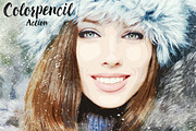 Colorpencil Sketch Photoshop Action, an Action Add-On by Krystal Designs Co. (Thumbnail 6 of 7)