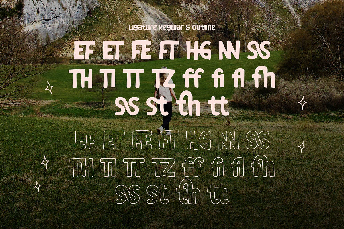 Ohgumi - Trio Playful Display Font, a Handwritten Font by Flawless And Co (Photo 9 of 10)