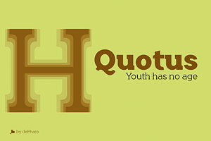 Quotus Slab Bracketed -8 Fonts-