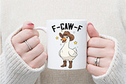 F-Caw-F Sublimation Png, an Illustration by Designking (Thumbnail 3 of 4)