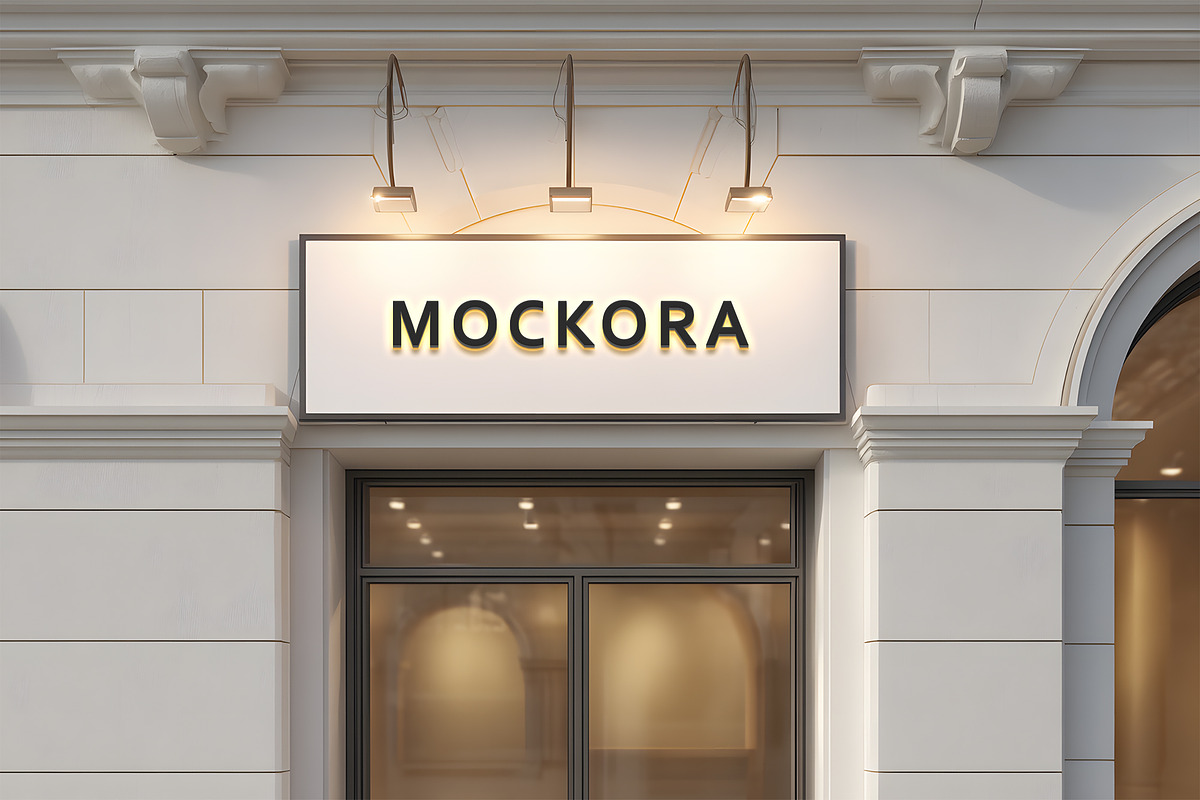 Logo Mockup Modern Facade Sign, a Product Mockup by GenesisCreativeCo (Photo 2 of 4)