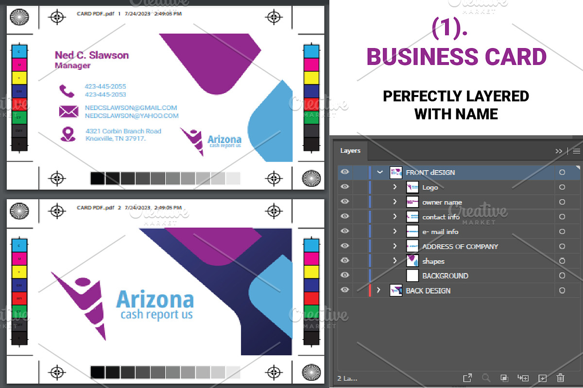 Stationery Design Templates, a Stationery Template by Design Fusion (Photo 2 of 4)