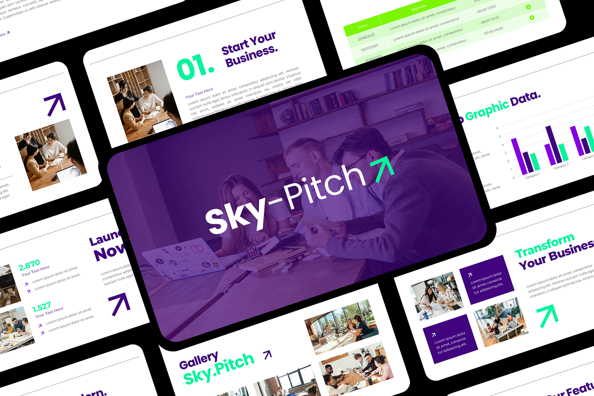 600+ Powerpoint Slides Bundle, a Presentation Template by Hammad Arif (Photo 25 of 27)