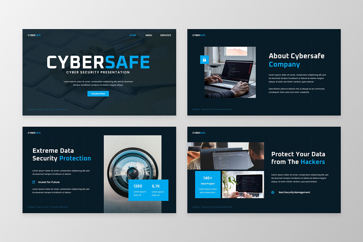 Cybersafe - Cyber Security Keynote, a Presentation Template by MtvtdArt (Photo 3 of 6)