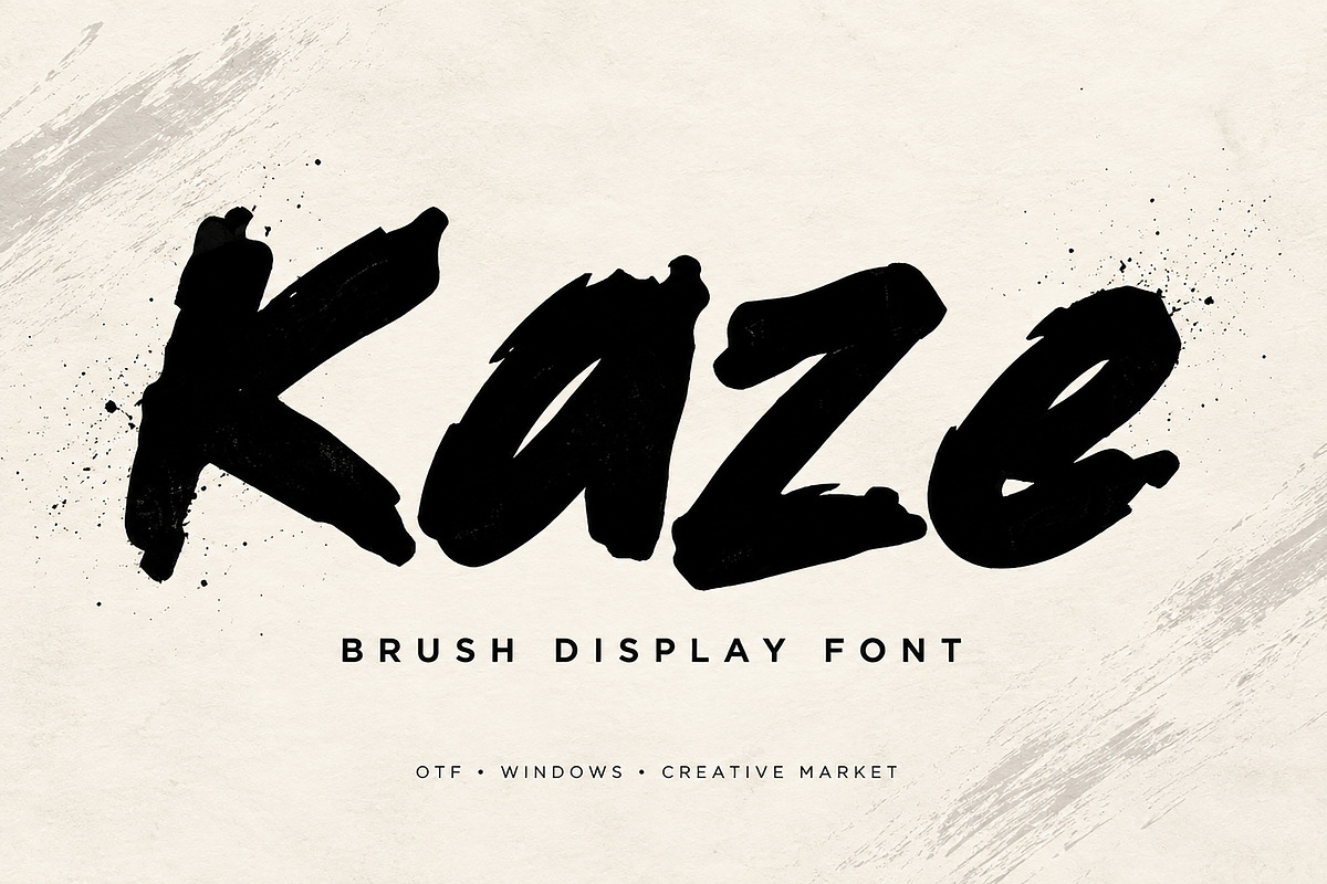 Kaze, a Script Font by Wow Magic (Photo 3 of 6)