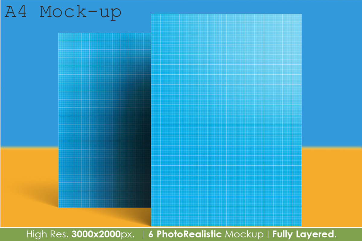 A4 Mockup, a Print Template by MahmoudRafik (Photo 4 of 14)