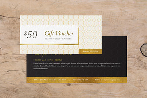 Elegant Gift Voucher, a Card Template by Creativestoree
