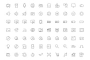 170 Media Hand Drawn Doodle Icons, an Outline Icon by Creative Stall (Thumbnail 2 of 4)