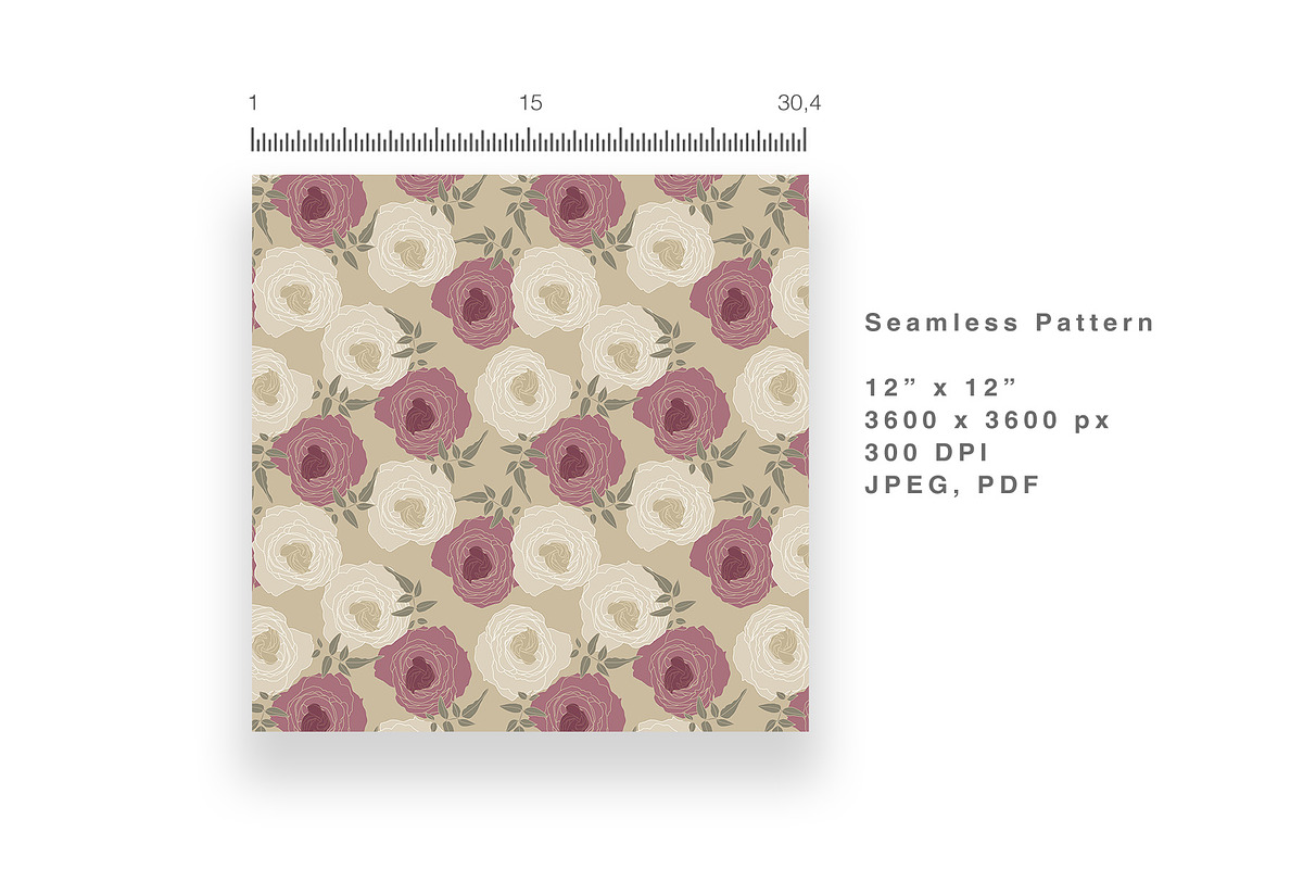 6 Seamless Pattern: Rosewood Romance, a Pattern Graphic by StudioCitra (Photo 8 of 11)
