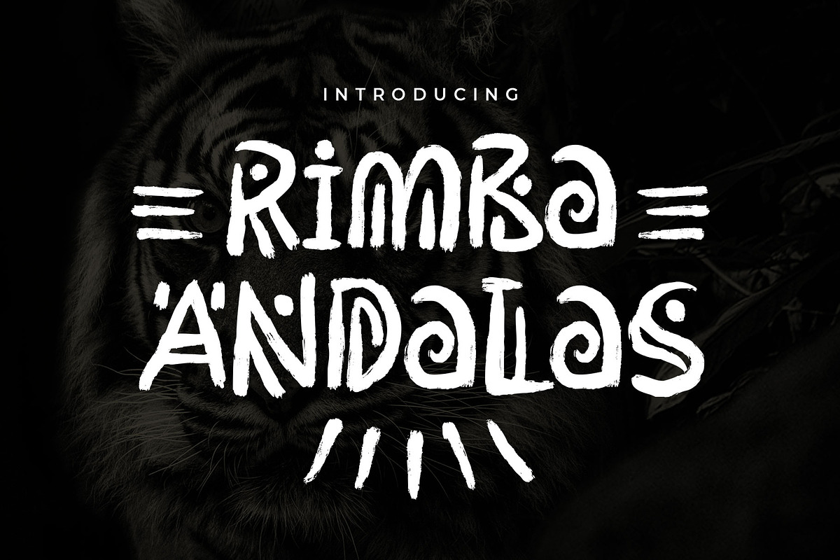 Rimba Andalas, a Font by Arterfak Project (Photo 1 of 11)