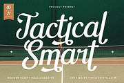 Tactical Smart Bold Modern Script, a Script Font by timelesstype.co (Thumbnail 1 of 20)
