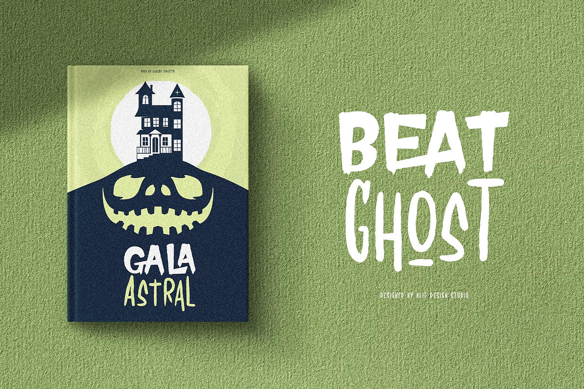 Beat Ghost Typeface, a Script Font by alit design (Photo 6 of 17)