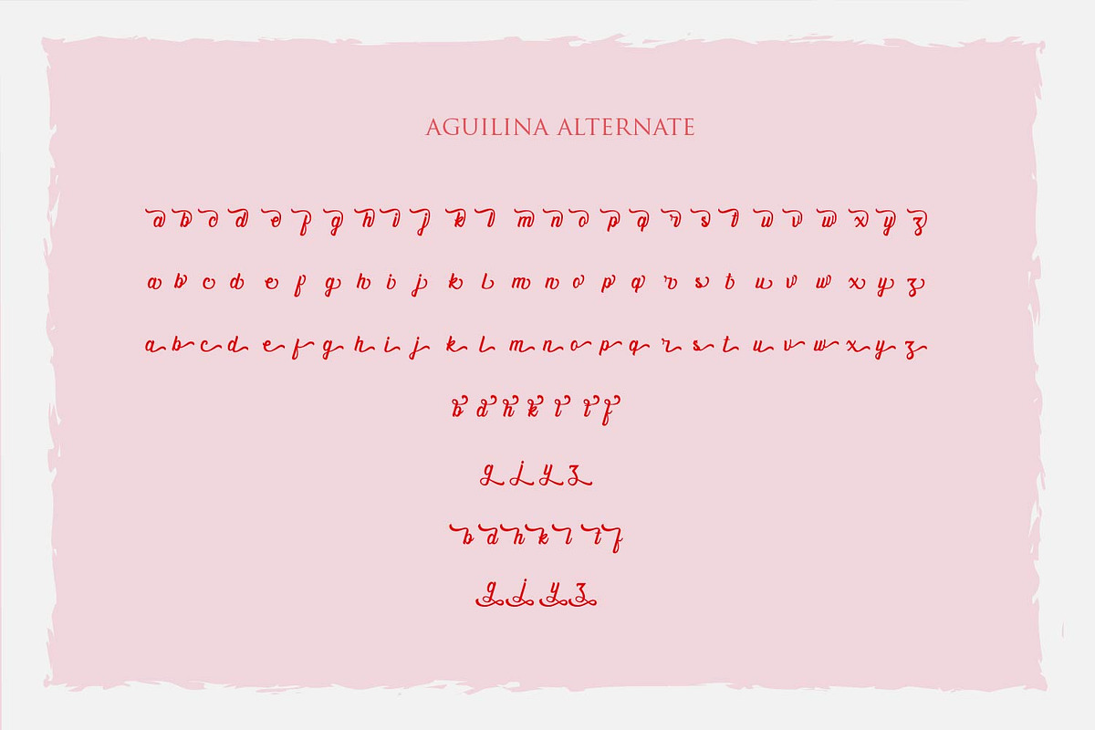 Aguilina, a Script Font by sabrcreative (Photo 3 of 9)