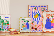 Dopamine Summer Poster Creator, an Object Graphic by ArtFM (Thumbnail 3 of 17)
