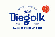 Diegolk, a Sans Serif Font by Imoodev (Thumbnail 1 of 5)