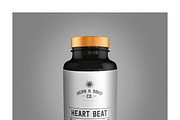 Realistic Pills Bottle V2, a Product Mockup by Black.dot™ (Thumbnail 3 of 5)