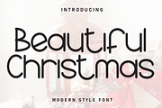 Beautiful Christmas | Script Font, a Script Font by Scratchones (Thumbnail 1 of 8)