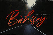Bahisey - Modern Script Font, a Script Font by StringLabs (Thumbnail 1 of 12)