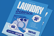 Laundry Service Flyer, a Flyer Template by graphicook (Thumbnail 2 of 3)