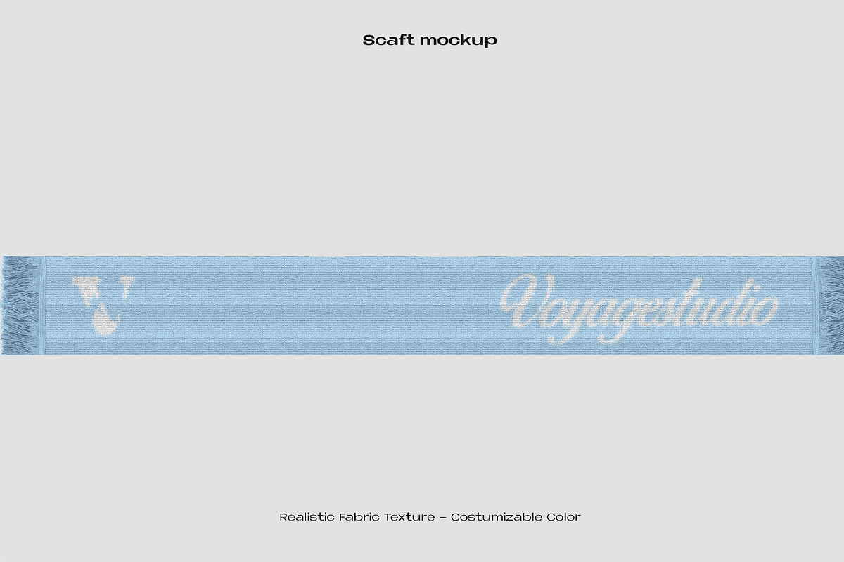 Scarf mockup, an Apparel Mockup by Voyage Studio (Photo 2 of 4)