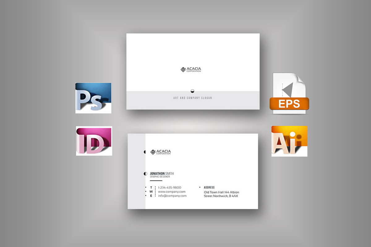 Gentleman Business Card, a Business Card Template by DesignGhar (Photo 1 of 5)