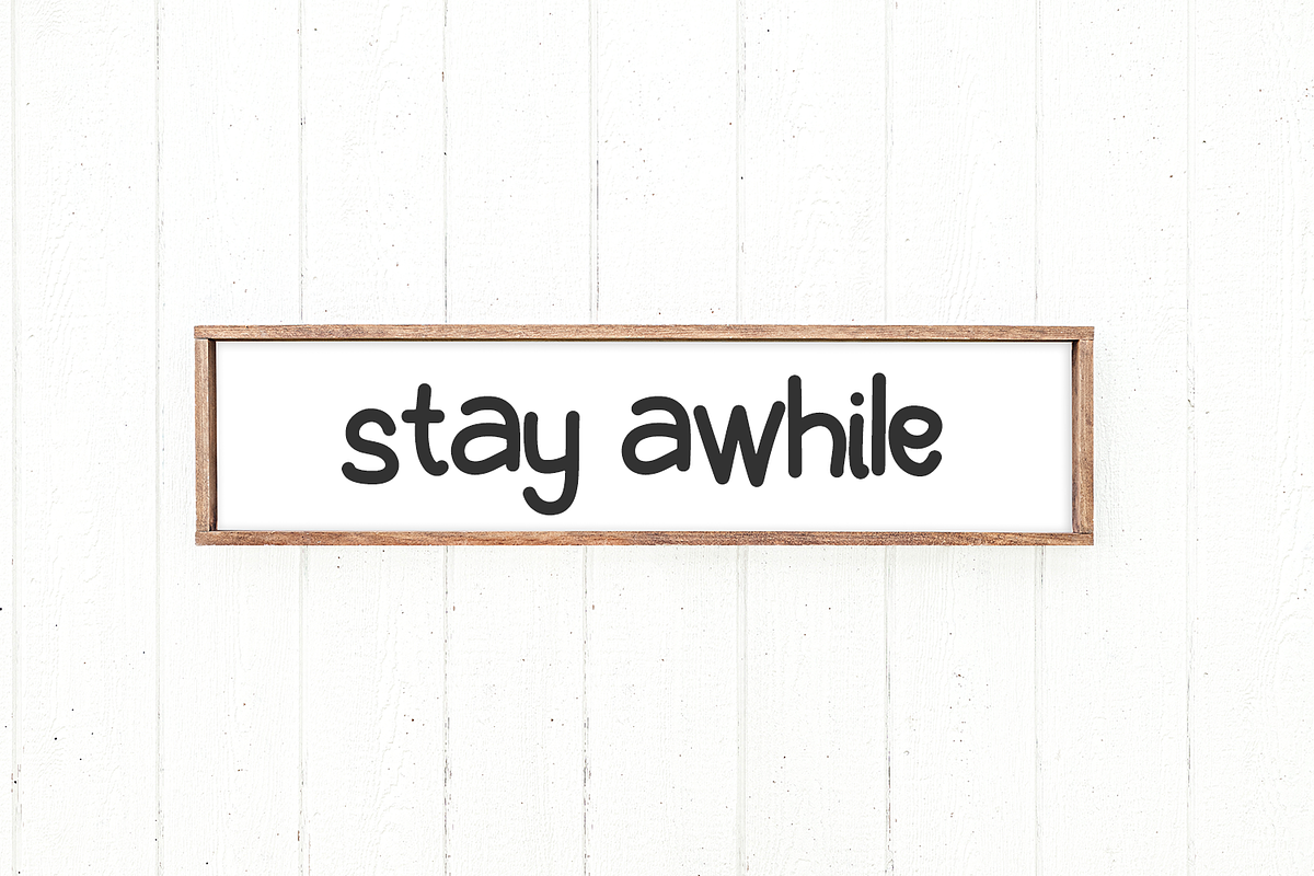 Swingset Sans - Font Trio, a Handwritten Font by Beck McCormick (Photo 9 of 10)