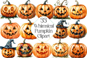 Whimsical Jack-o'-lantern Pumpkin PN, an Illustration by DreamPrint404