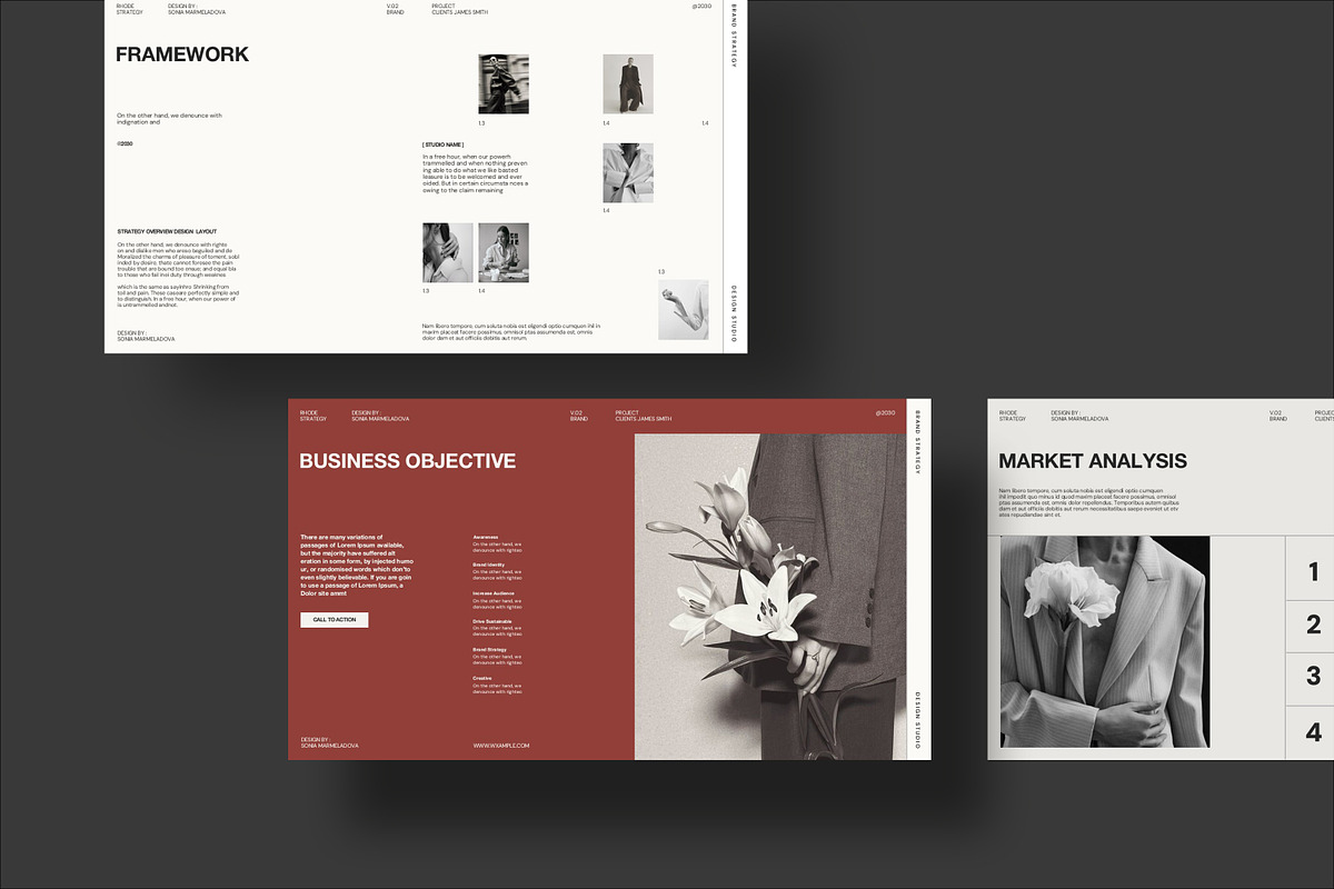 RHODE | Brand Strategy Presentation, a Presentation Template by CreativexGenius (Photo 4 of 10)
