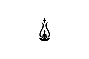 Minimalist Meditation Yoga Logo, a Branding & Logo Template by Luxury Logos (Thumbnail 3 of 4)