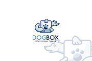 Dog Box Logo Template, a Branding & Logo Template by dien96 (Thumbnail 1 of 3)