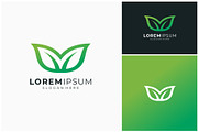 Letter M Leaf Fresh Logo, a Branding & Logo Template by ika trisiana (Thumbnail 2 of 2)