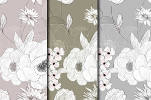 Bouquet, Luxury Floral Pattern