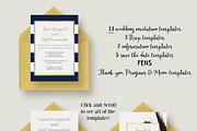 Chic,Modern&Bold Wedding Collection, an Invitation Template by Knotted Design (Thumbnail 3 of 4)