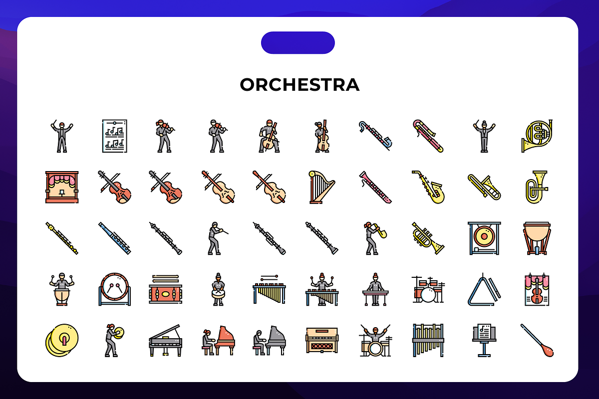 Orchestra Icon Pack, an Icon by Wencory