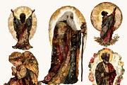 Watercolor Nativity Scene Clipart, a Person Illustration by Design Scotch (Thumbnail 6 of 8)