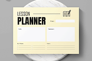 Minimal Lesson Planner Template, a Stationery Template by MightyDesign (Thumbnail 2 of 6)