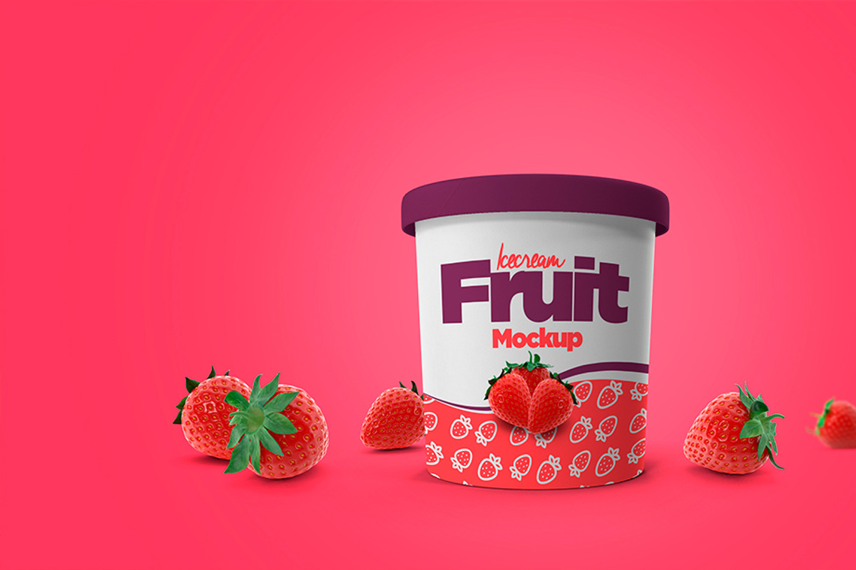 Ice Cream Cup Mockup, a Cups & Container Mockup by rogeriomarcos (Photo 8 of 15)