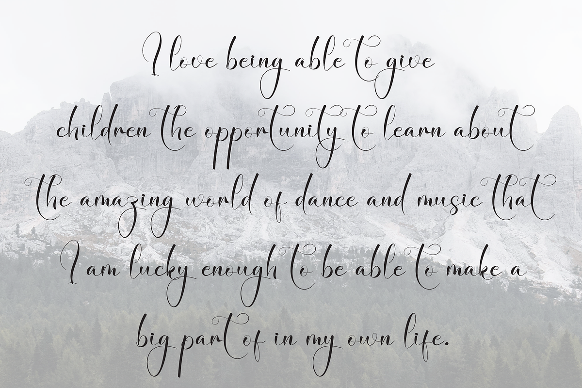 Samantha Flower | Script Font, a Handwritten Font by Scratchones (Photo 6 of 8)