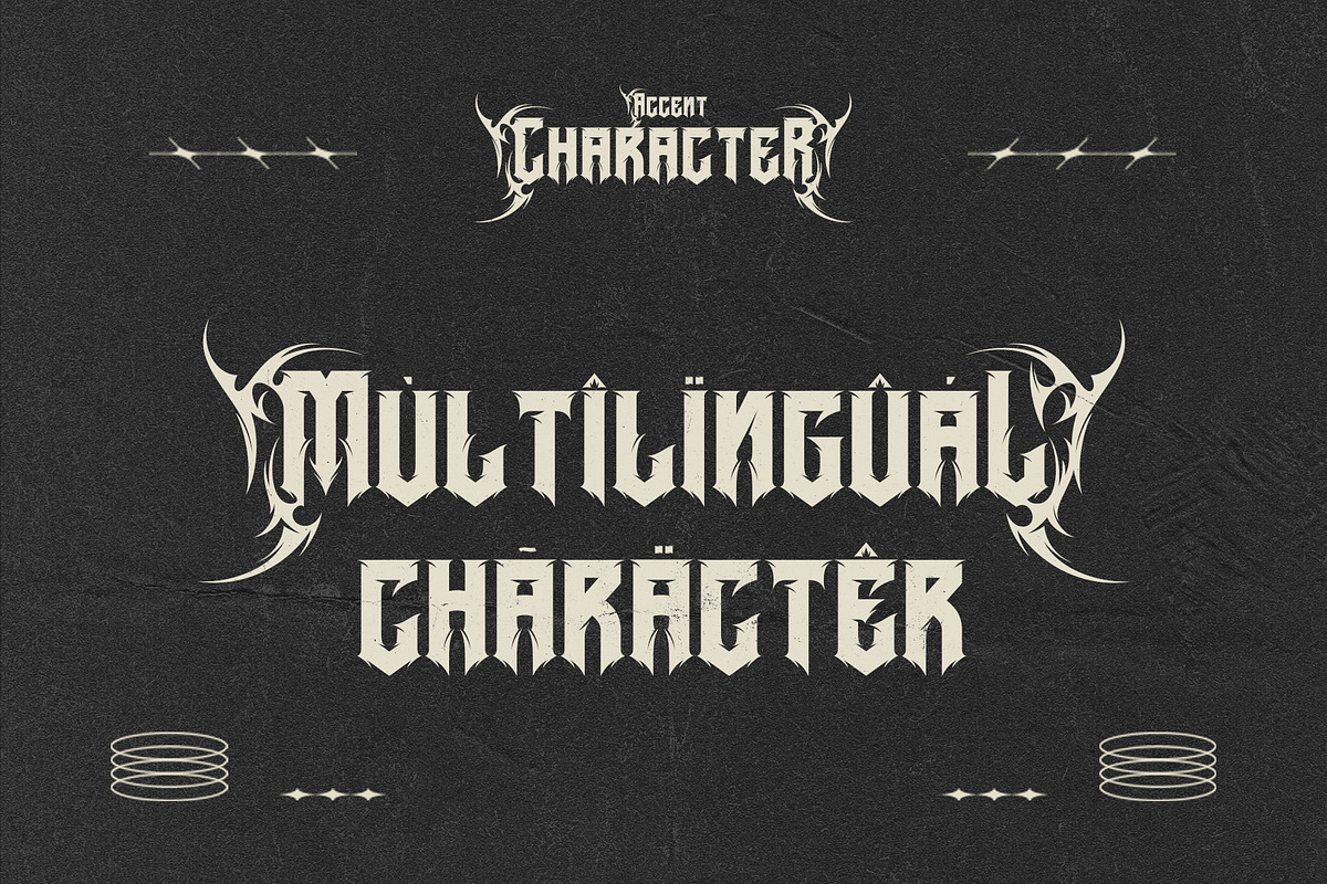 Istarot – Heavy Metal Typeface, a Blackletter Font by Letterara (Photo 13 of 15)