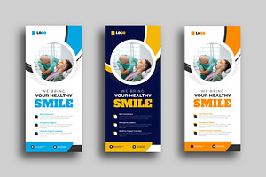 Dental Service rack card or dl flyer, a Card Template by Designgrove