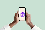 Geometric Hexagonal Blockchain Logo, a Branding & Logo Template by Vectorium Studio (Thumbnail 5 of 9)
