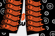 Papercut Style Sushi Elements, a Food Illustration by Astro Circo (Thumbnail 6 of 9)
