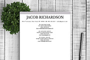 Resume Template Jacob, a Resume Template by Resume Template Shoppe (Thumbnail 4 of 4)