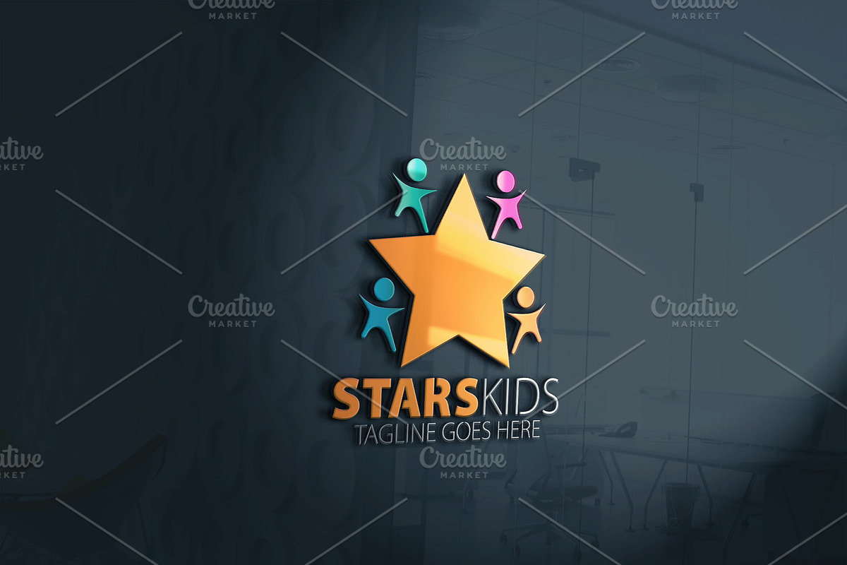 Star Kids Version 1, a Branding & Logo Template by Josuf Media