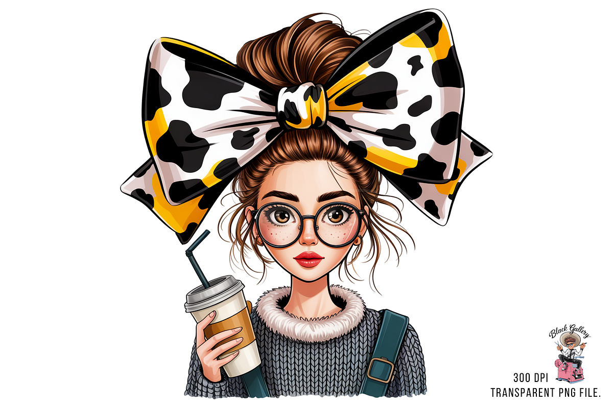 10 Adorable Coffee Lover Clipart PNG, a Graphic by Clipart Bloom (Photo 7 of 11)