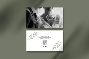 Wedding Photographer Business Card, a Business Card Template by Saman Osama