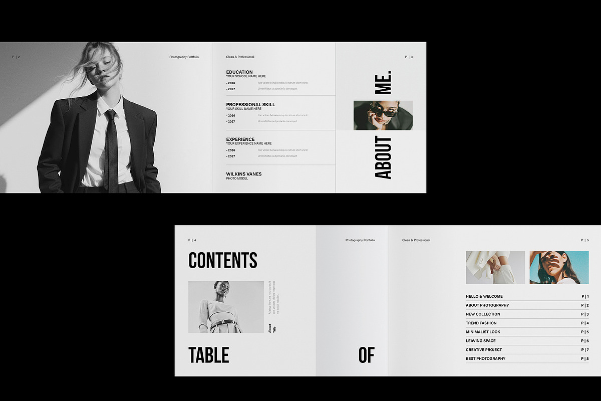 Photography Portfolio Landscape, a Brochure Template by NorthPeak (Photo 3 of 15)
